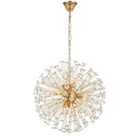 TELBIX-LERIDA 9 LIGHT ROUND PENDANT GOLD